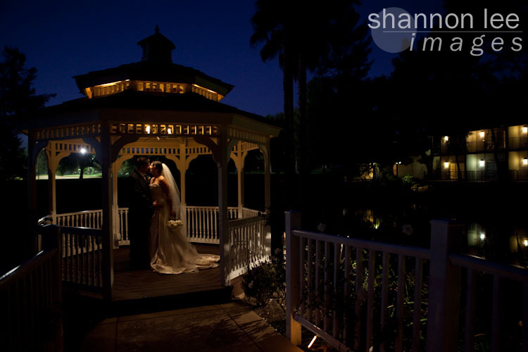 gazebo, night, los angeles, ca