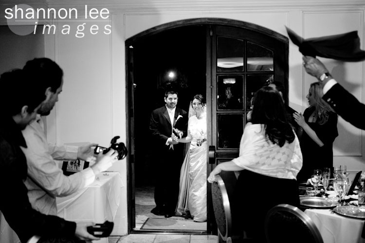 bride and groom entrance