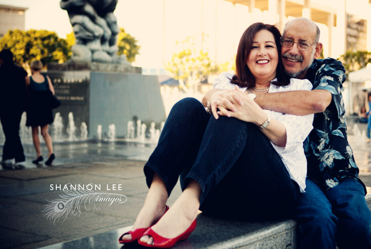 downtown los angeles engagement