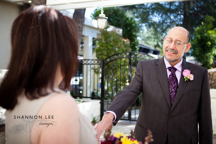wedding first look