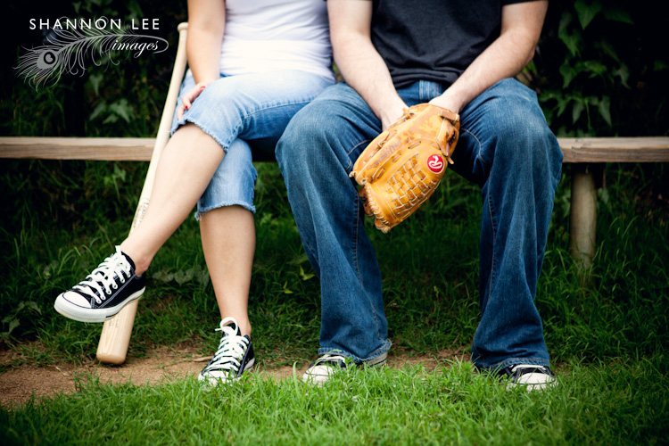 baseball engagement session baseball engagement session