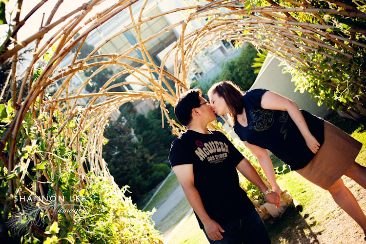 los angeles engagement session