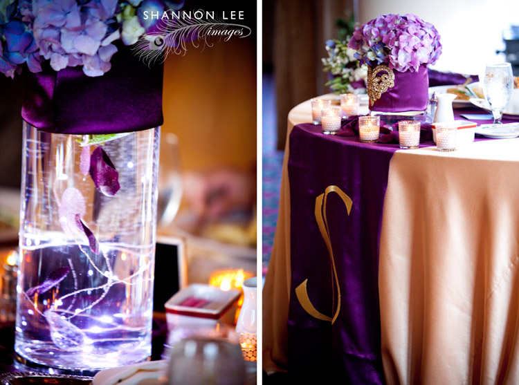 purple wedding details purple wedding details