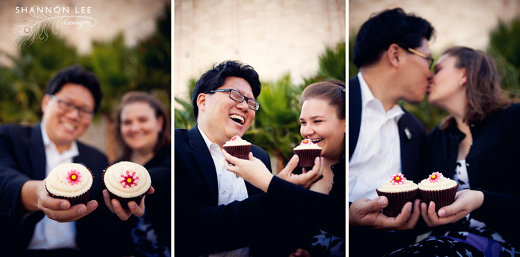 cupcake engagement 