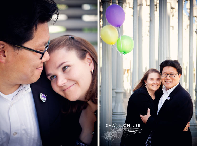 lacma engagement photography