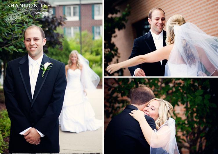wedding first look