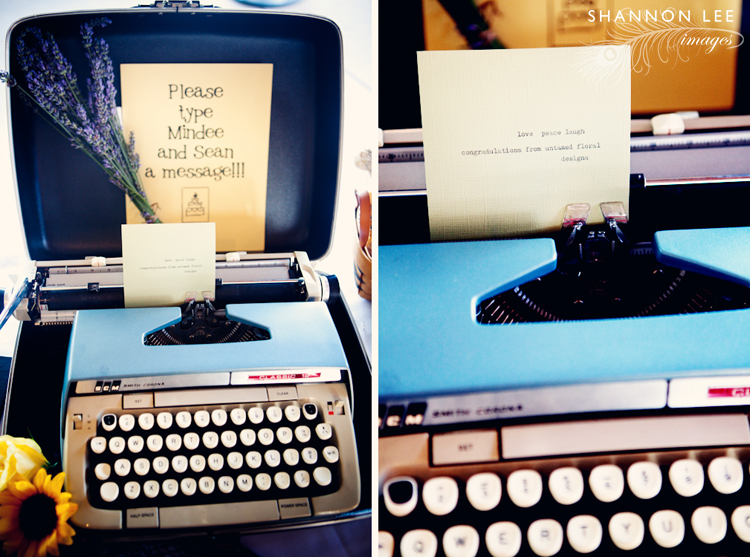 typewriter guestbook