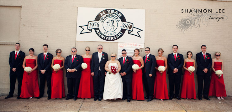 st louis wedding party