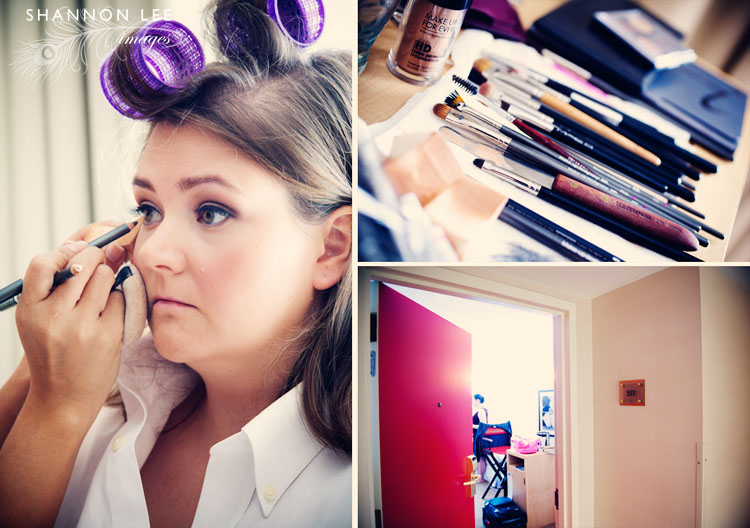 bride getting ready