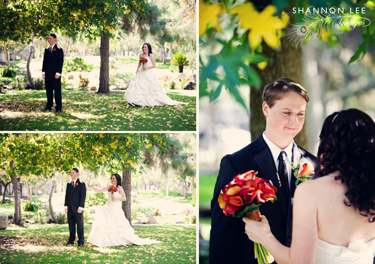wedding first look