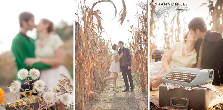 cornfield engagement