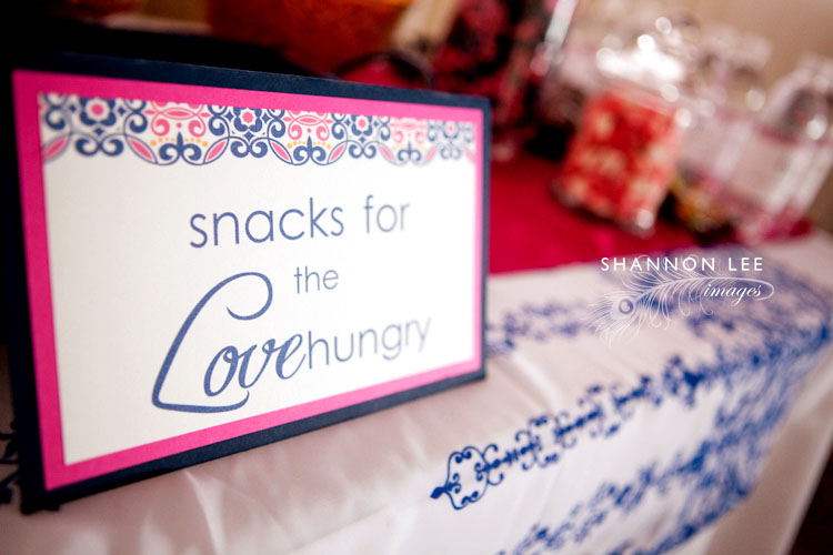 wedding candy bar details