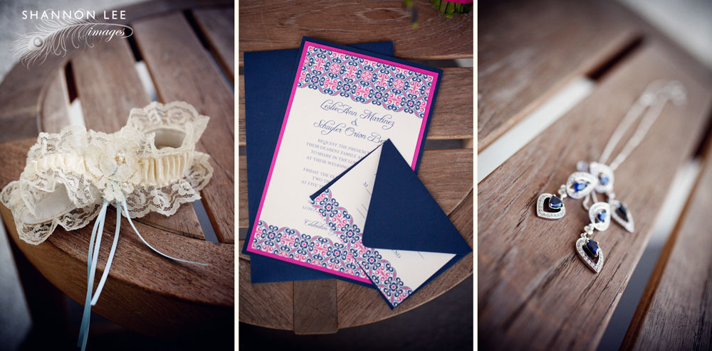 navy blue wedding details