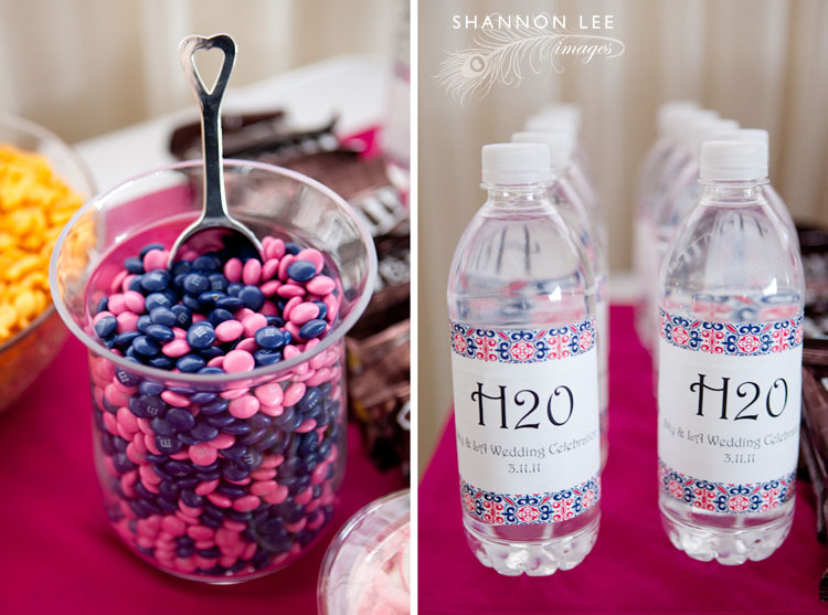wedding candy bar details