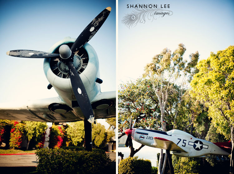 airplane engagement session