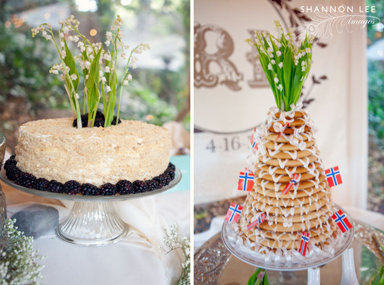 non-traditional wedding cake