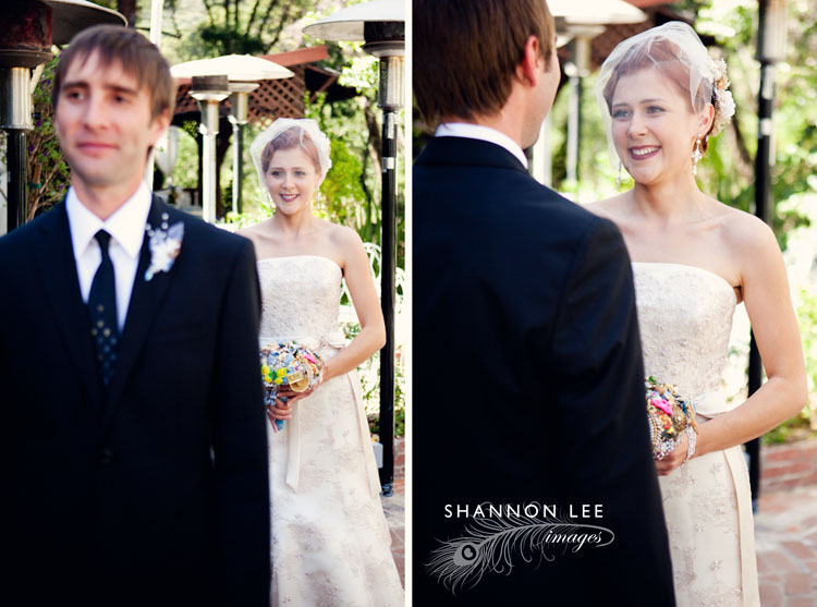 wedding first look