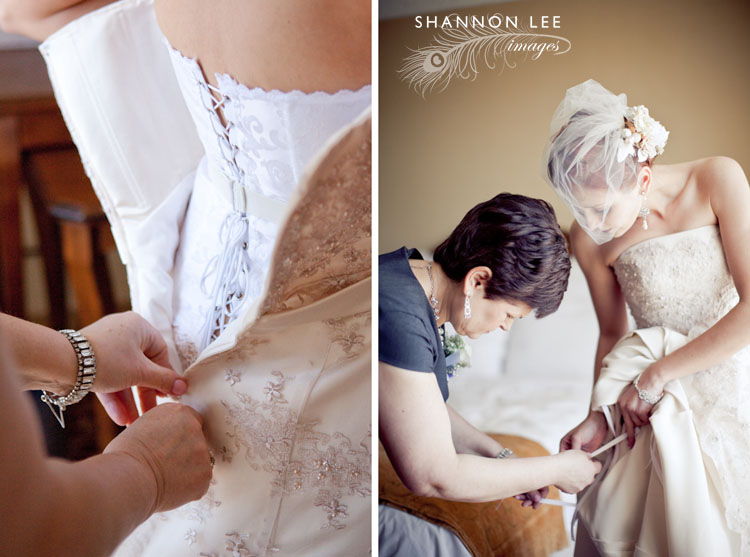 bride getting ready