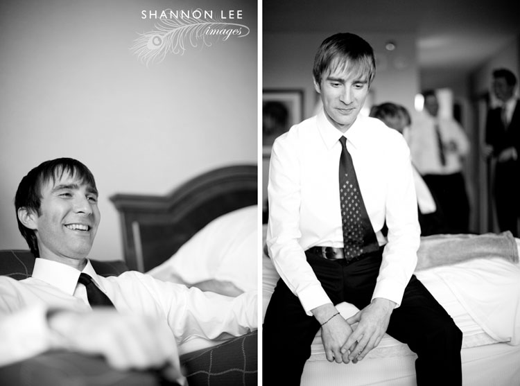 groom getting ready