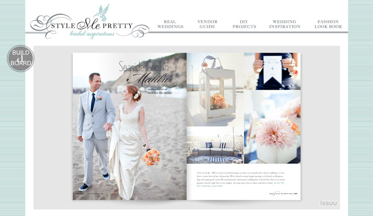 style me pretty nautical malibu wedding