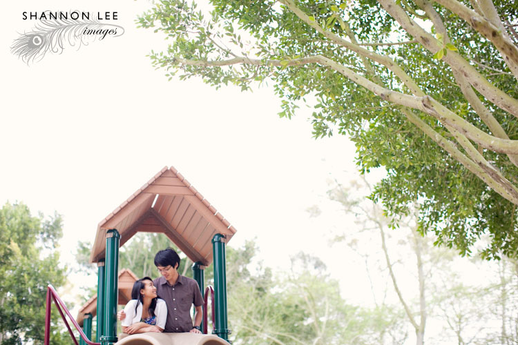playground engagement session