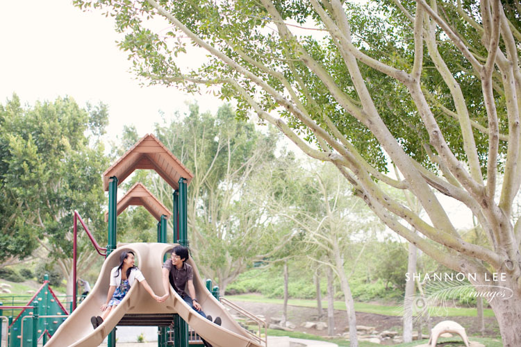 playground engagement session