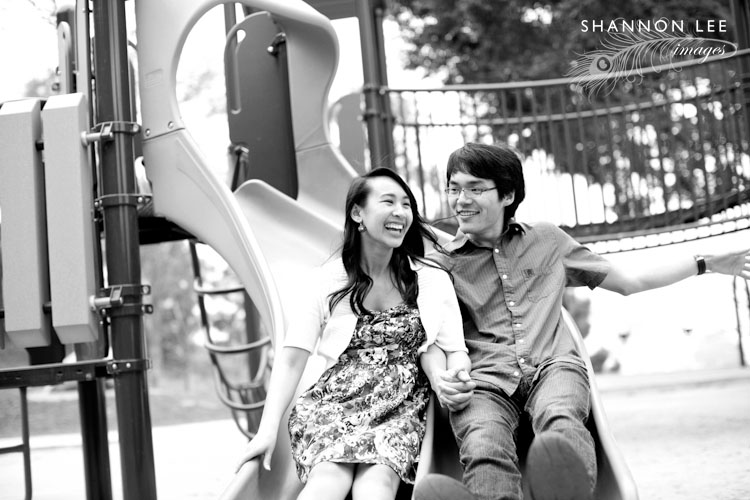 playground engagement session