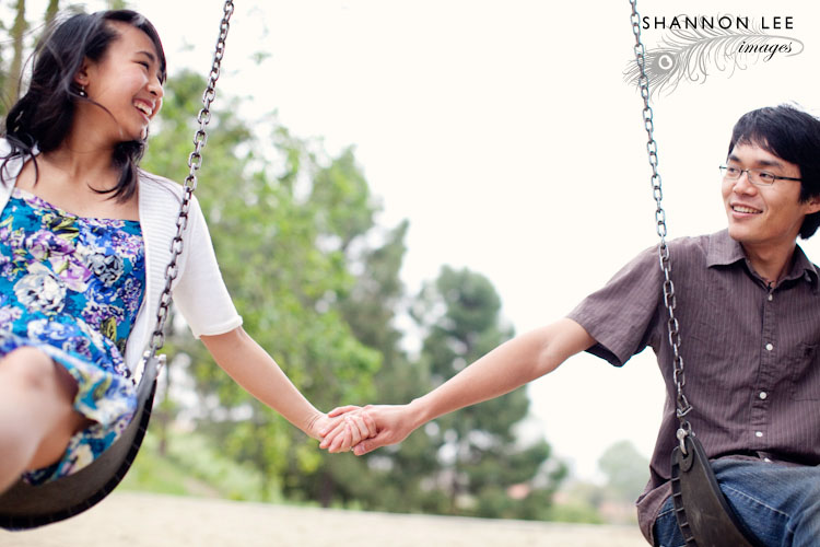 playground engagement session