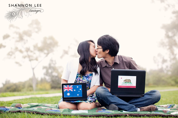 long distance engagement session