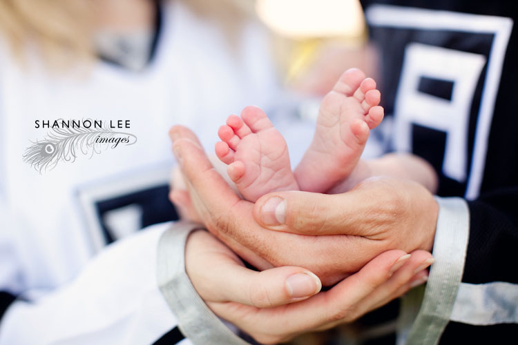 los angeles kings hockey family photography