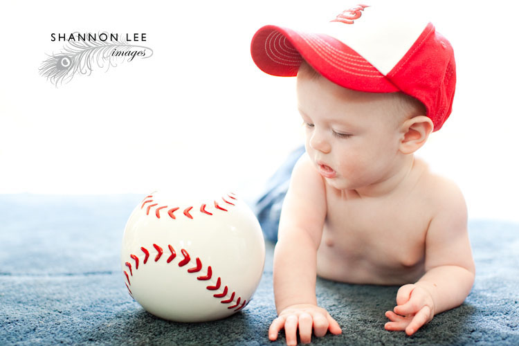 st louis cardinals baby photography