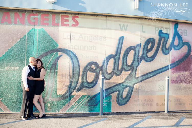 dodger stadium engagement photographer