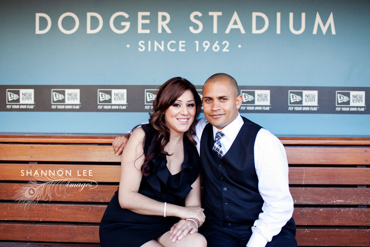 baseball engagement session