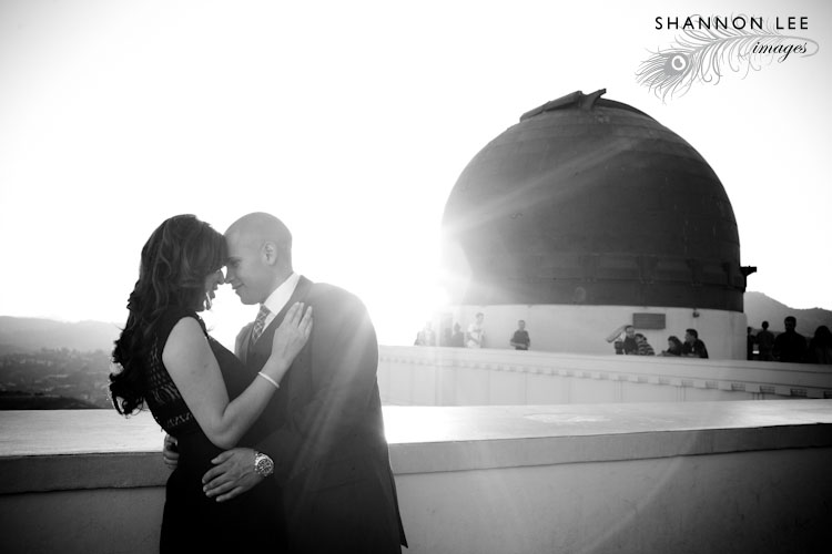 griffith observatory engagement session