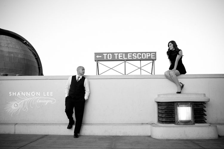 griffith observatory engagement photographer