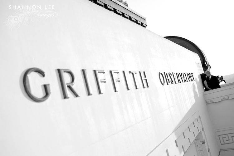 griffith observatory engagement photography