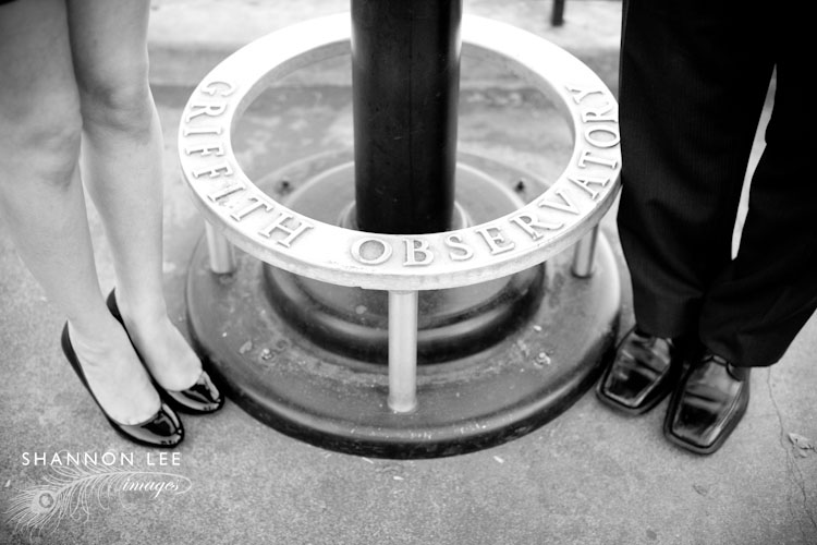 los angeles griffith observatory engagement photographer