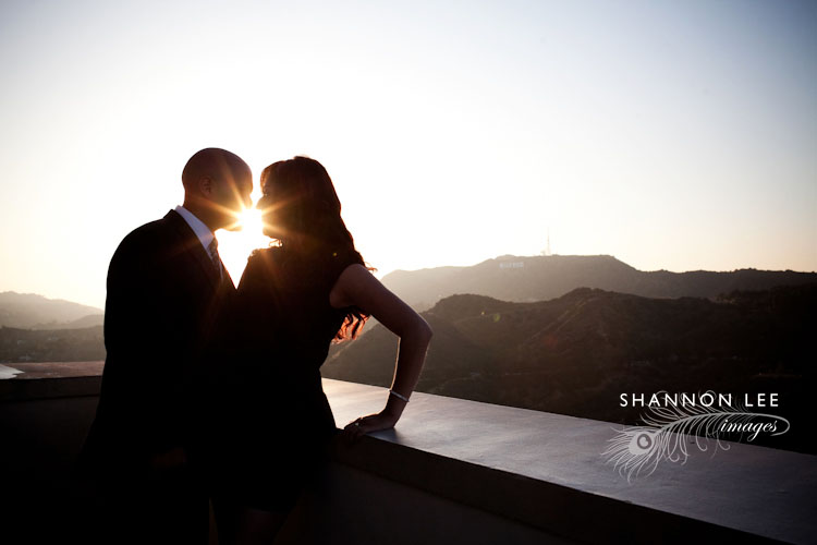 los angeles engagement session