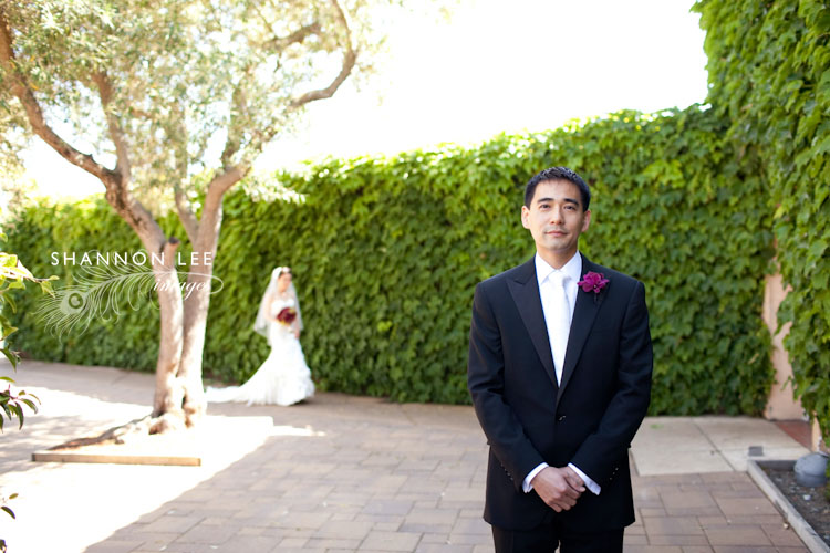 wedding first look