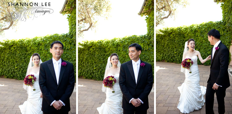 wedding first look