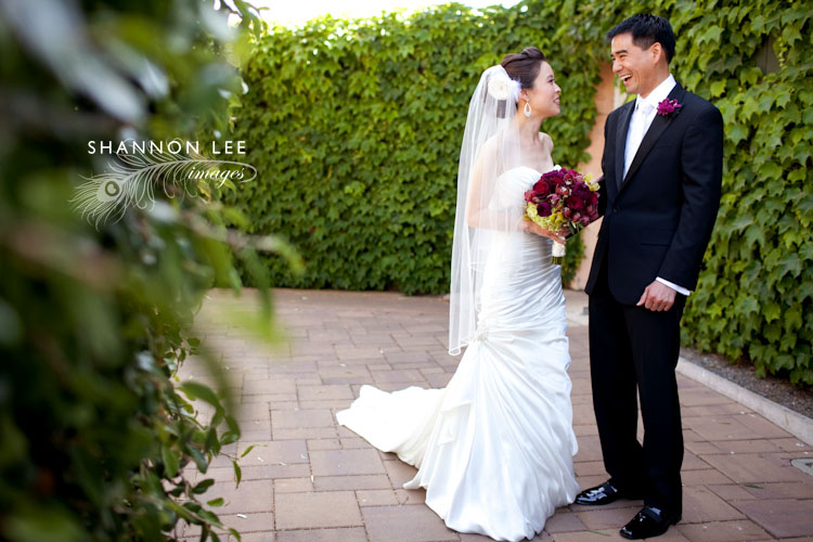 first look bride and groom
