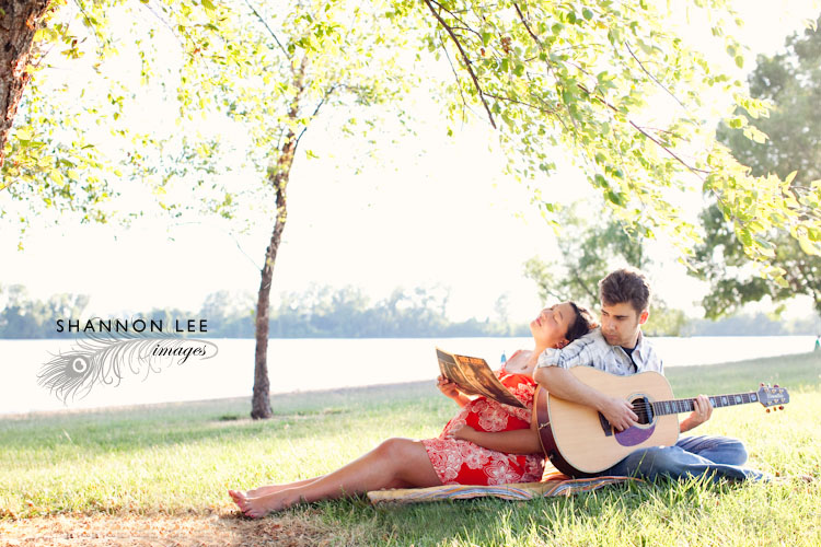 beatles themed pregnancy photography