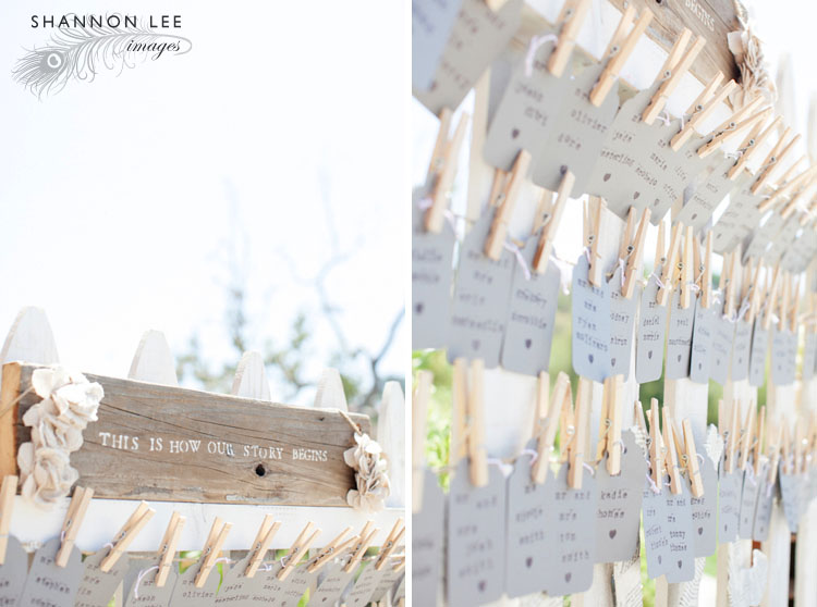 rustic wedding details