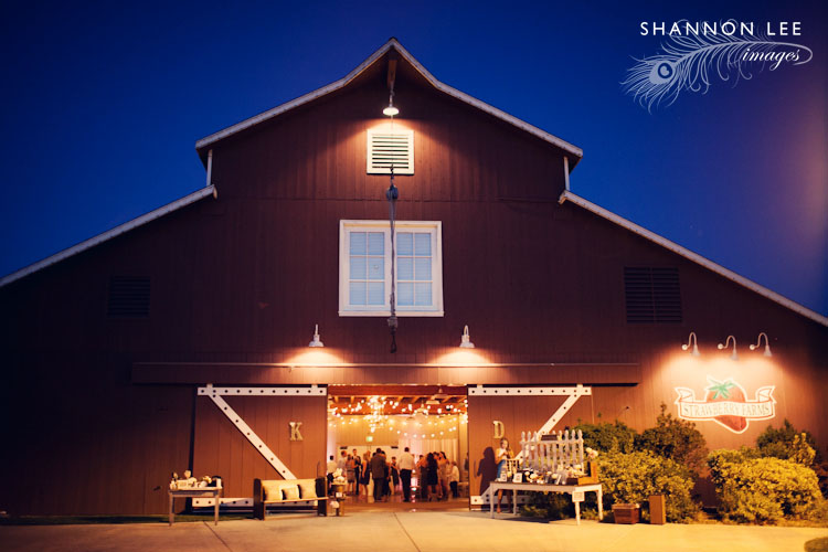 strawberry farms barn wedding reception