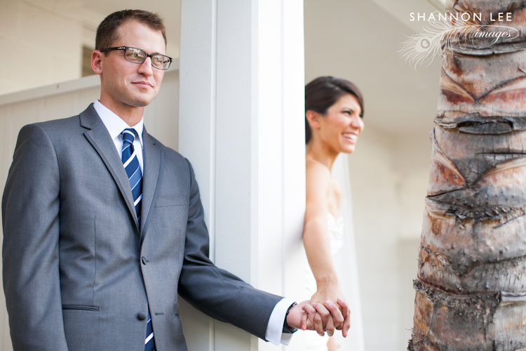 unique wedding first look