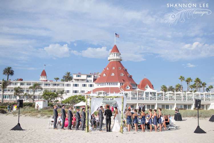 hotel del coronado beach wedding