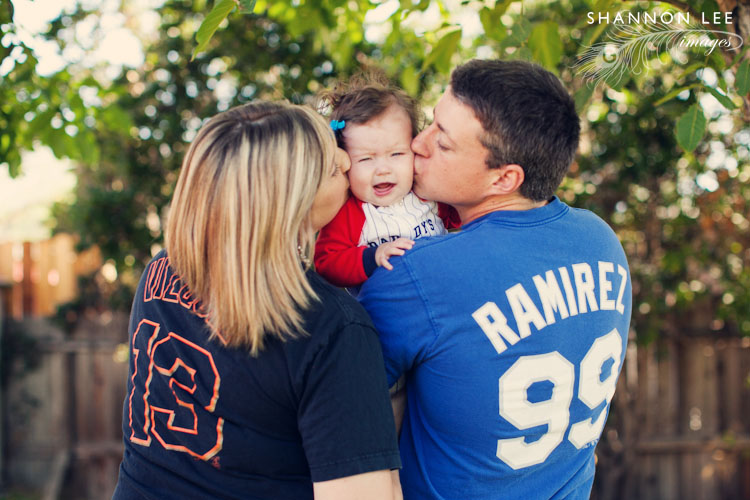 baseball fans family