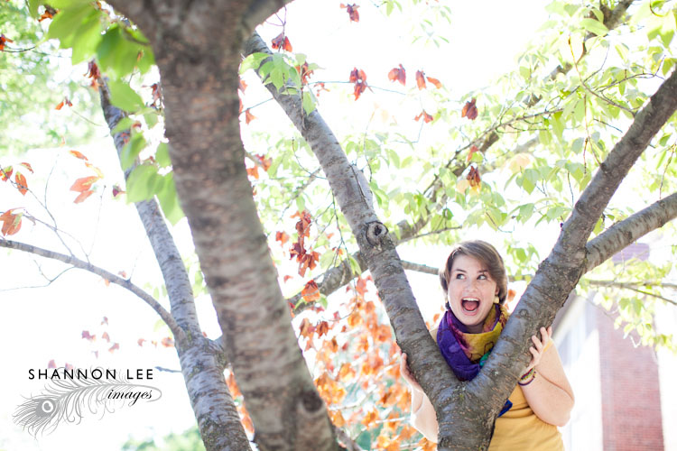 goofy high school senior photography
