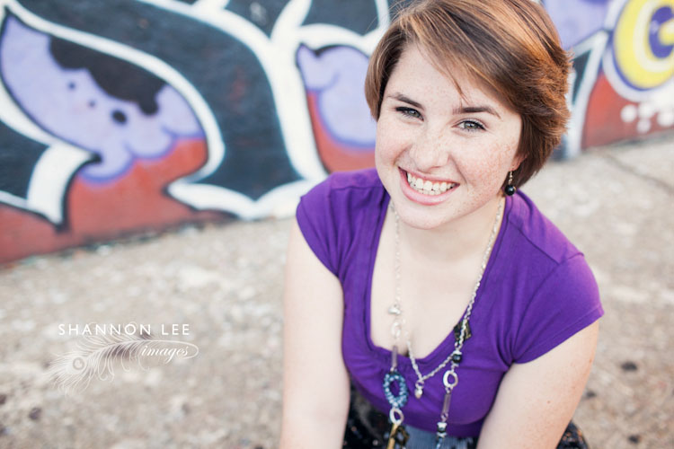 graffiti wall senior session