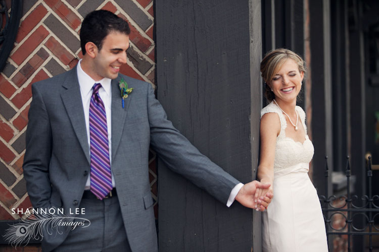 creative wedding first look
